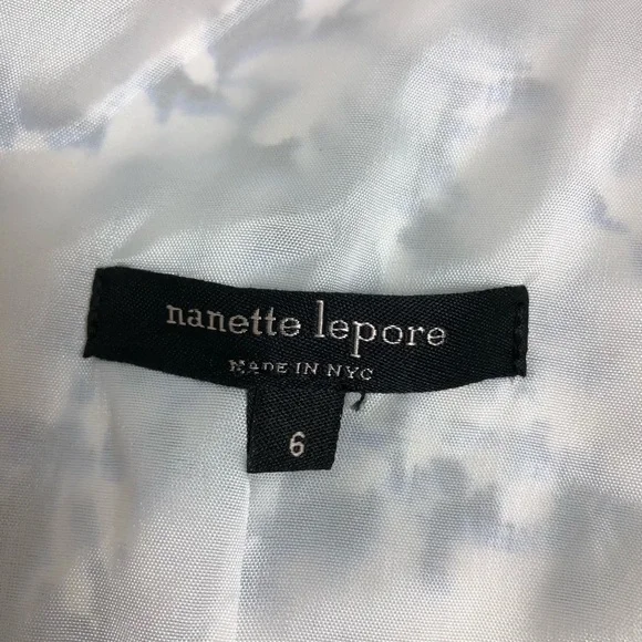 Nanette Lepore Shimmy Surplice V Neck Dress 6 - Picture 8 of 10